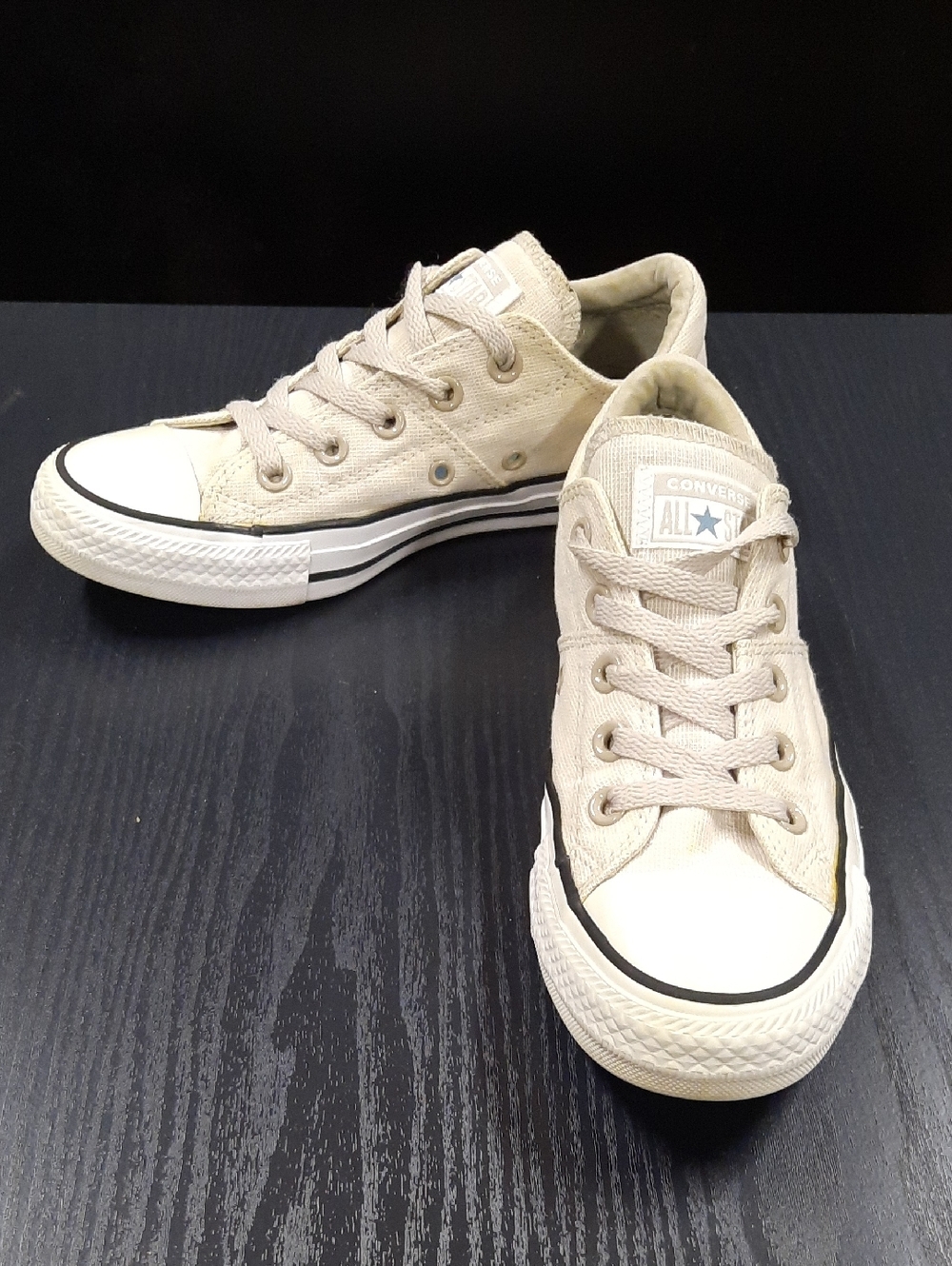 Converse Chuck Taylor All Star Madison Ox Beige/White Sneakers Size 6